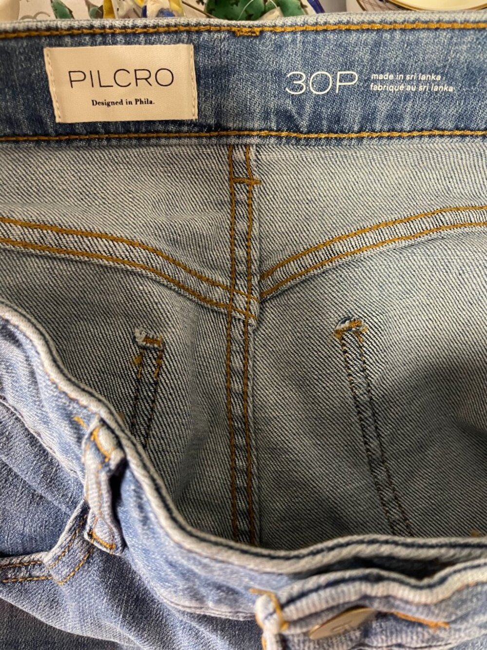Anthropologie Kenna Heritage Barrel Jeans by Pilcro Icon Edition - Picture 6 of 8